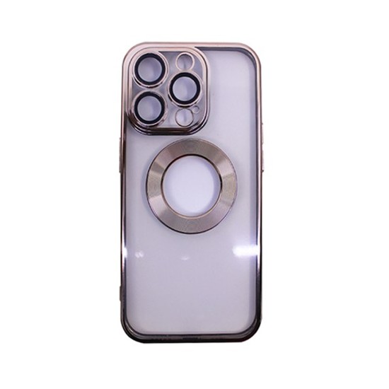 Hard Silicone Case with Camera Protector for Apple iPhone 14 Pro Max Gold Hard Silicone Case with Camera Protector for Apple iPhone 14 Pro Max Gold